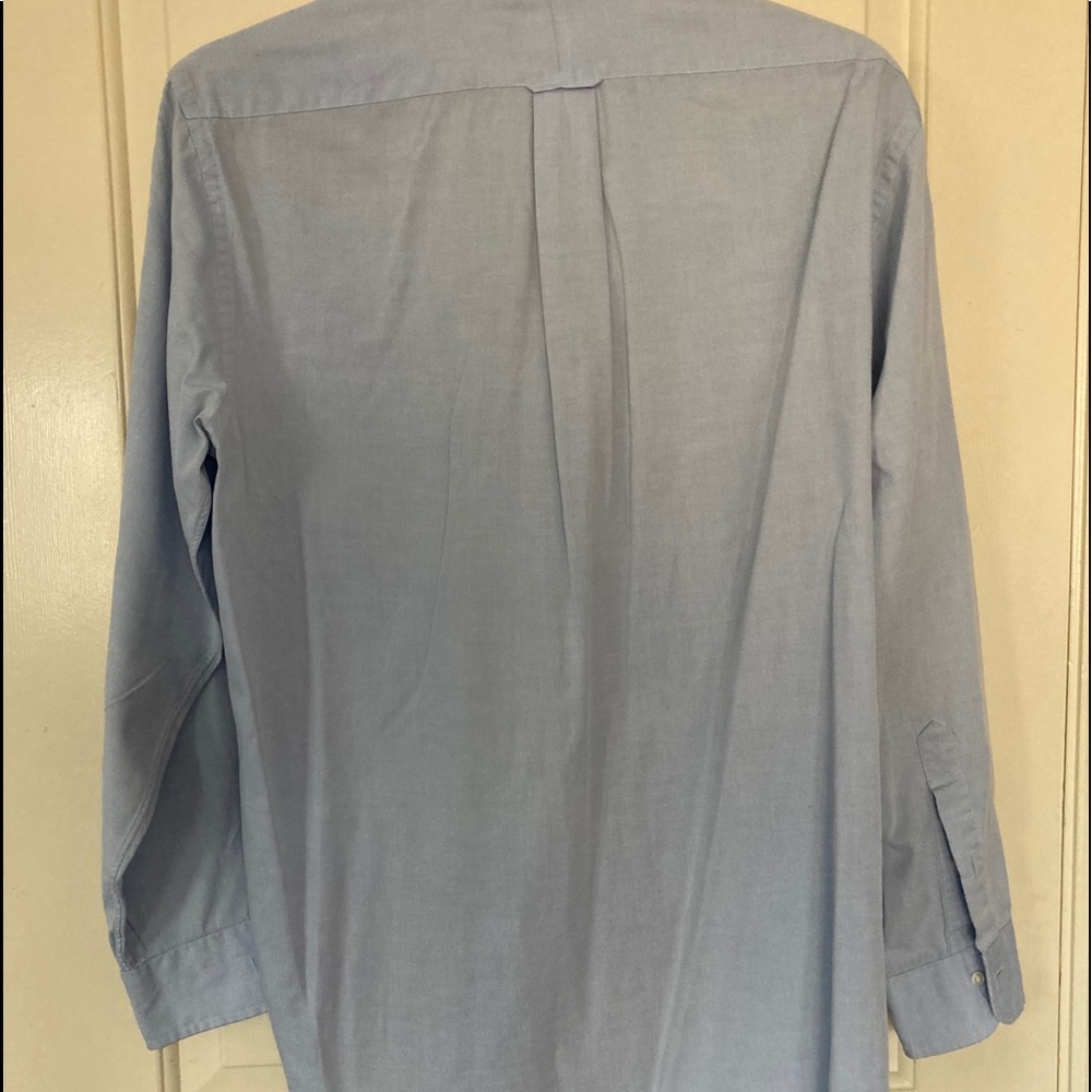 Light blue button up